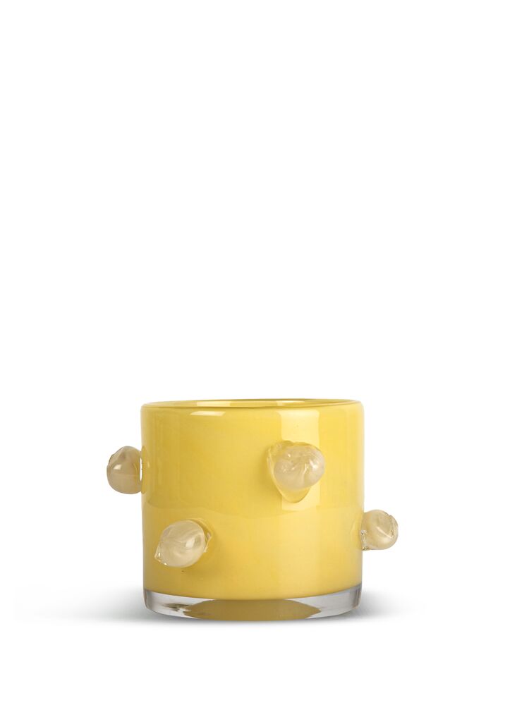 Candle holder Arlo XS Yellow/beige