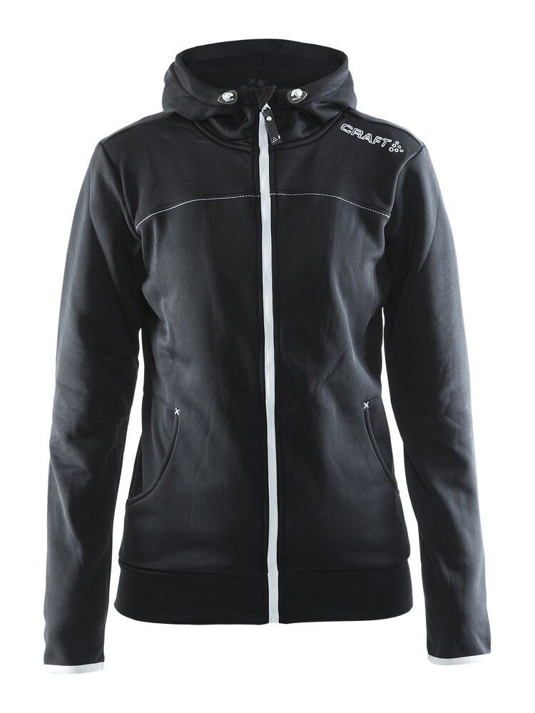 Craft Leisure Full Zip Hood W - Black [9920] / XS