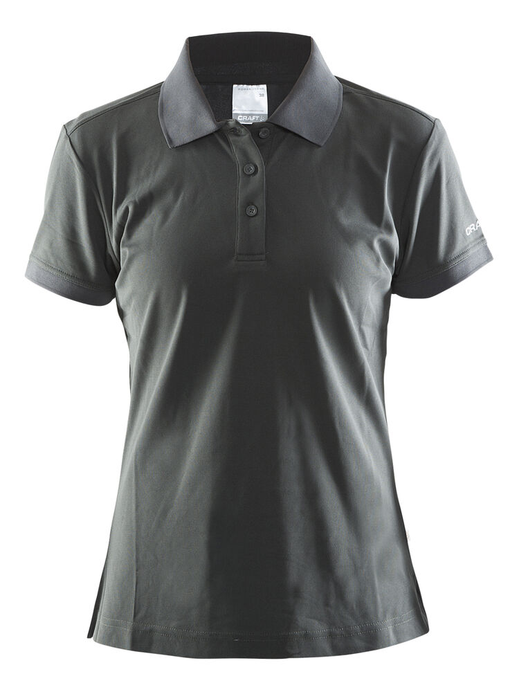 Polo Shirt Pique Classic W från Craft i Iron