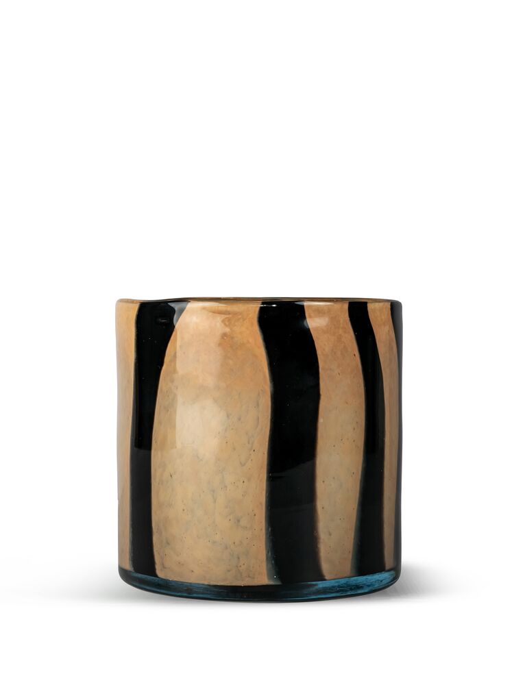 Candle holder Calore M Curve Black