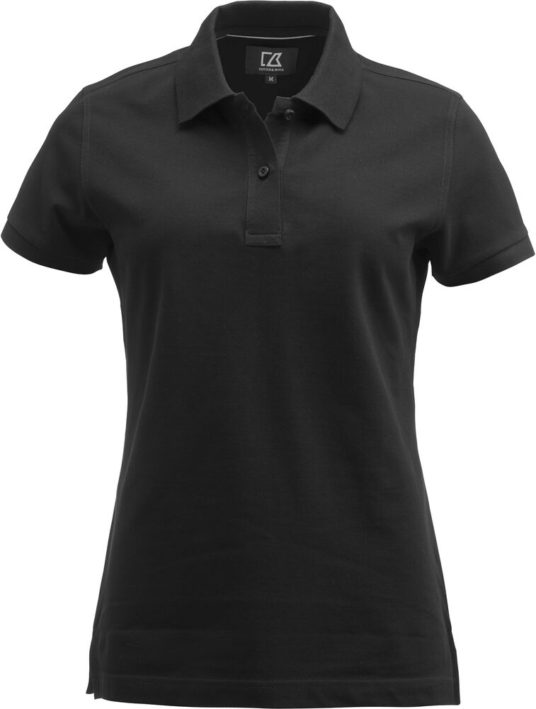 Cutter & Buck Rimrock Cotton Polo Ladie - Black [99] / XS