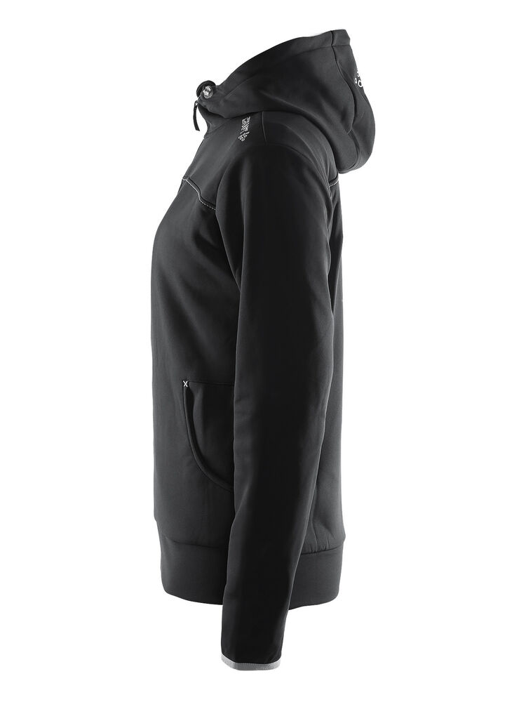 Craft Leisure Full Zip Hood W - Black [9920] / XS