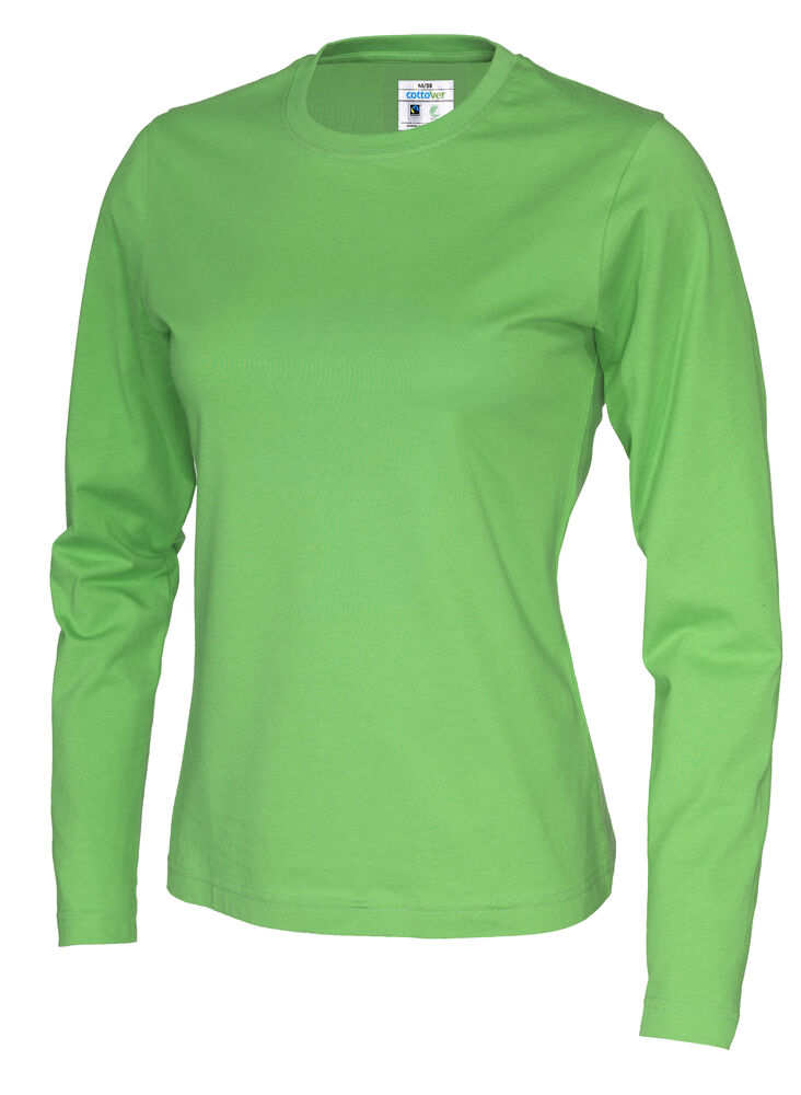 T-shirt Long Sleeve Lady från Cottover i Grön