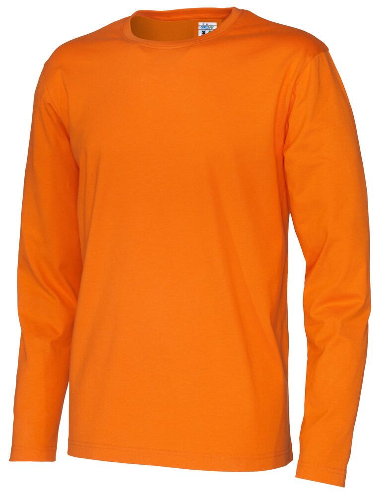 T-shirt Long Sleeve Man från Cottover i Orange