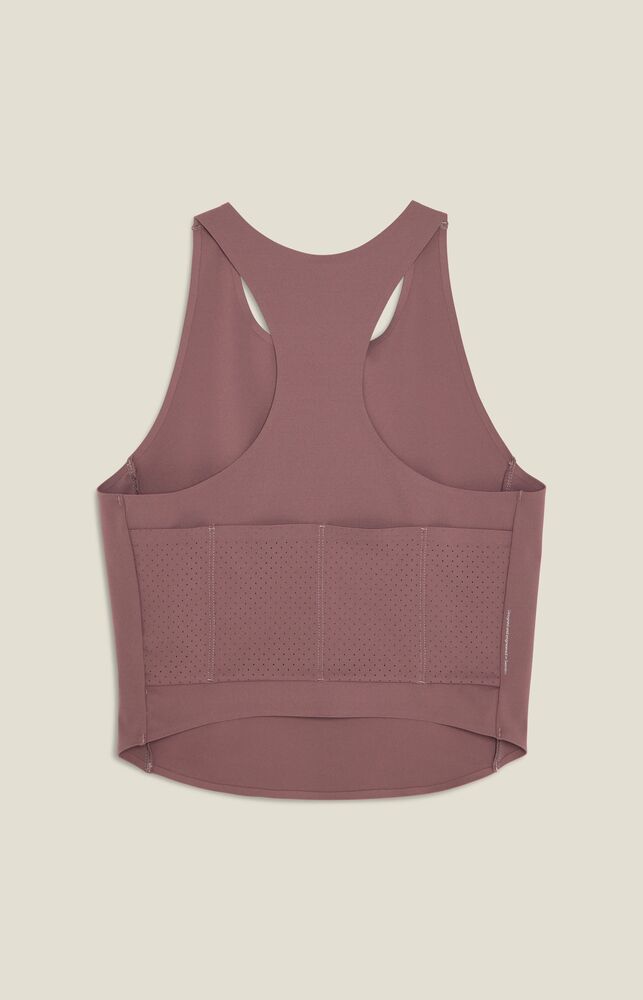Craft Hypervent Cropped Pocket Singlet W - Flint (Retail) [7880] / XS