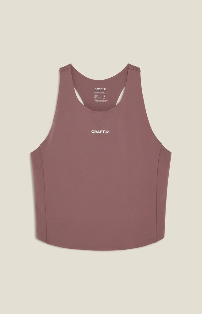 Craft Hypervent Cropped Pocket Singlet W - Flint (Retail) [7880] / XS