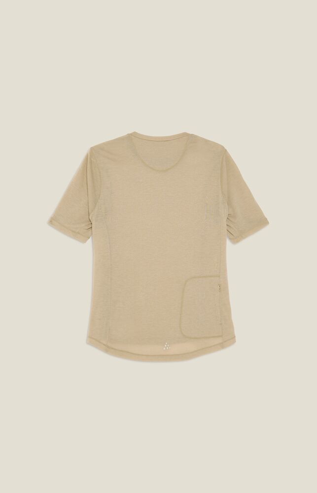 Craft Everyday Wool SS Tee W - Hay Melange [608M] / XS