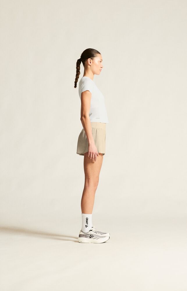 Craft Hypervent Cropped Tee W - White [1000] / XS