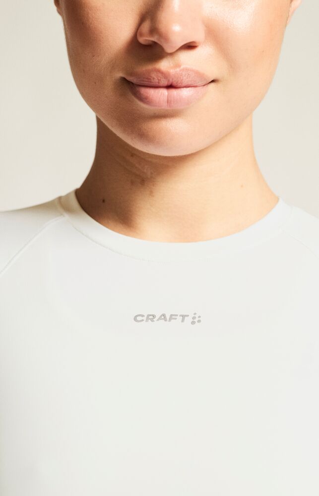 Craft Hypervent Cropped Tee W - White [1000] / XS