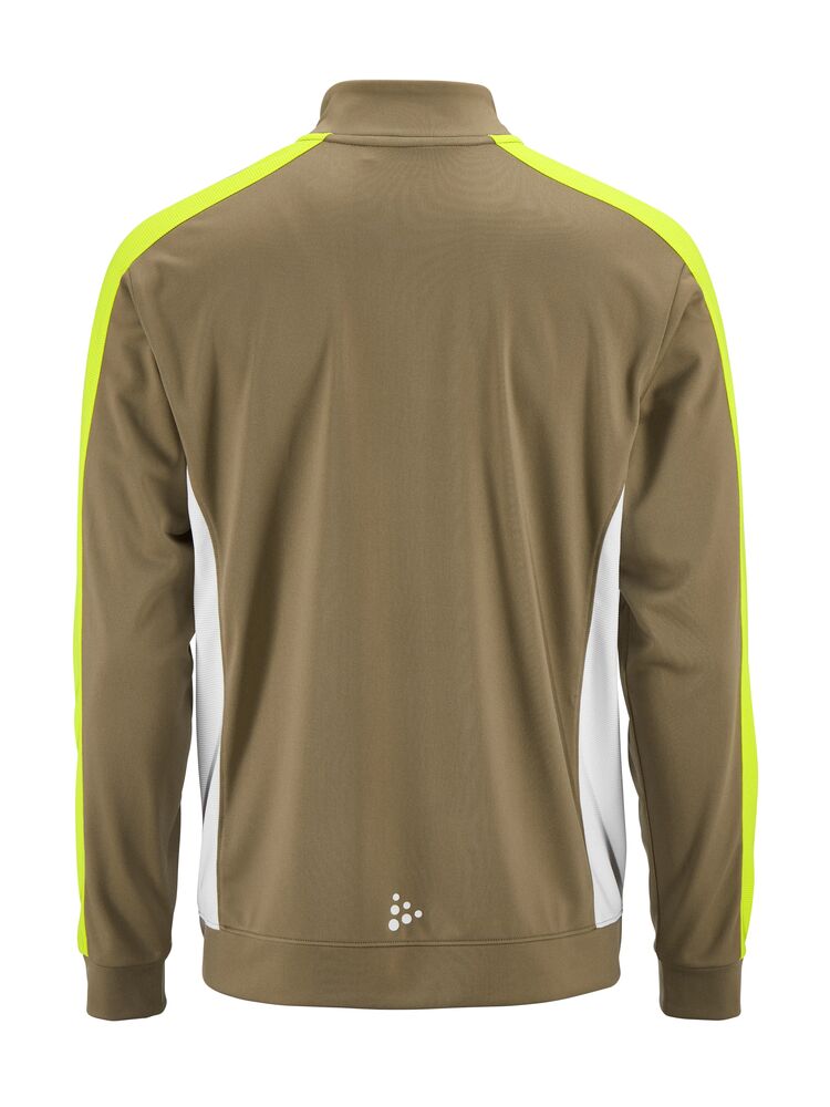 Craft Evolve 2.0 Contrast Full Zip Jacket M - Raw/Contrast yellow [237Y] / XS