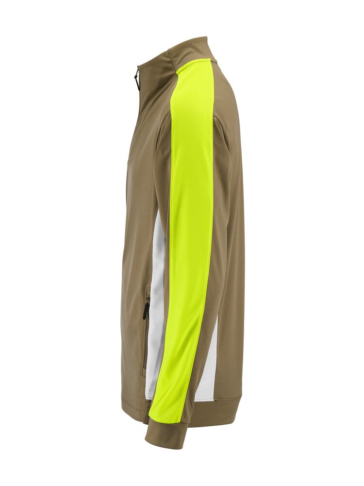 Craft Evolve 2.0 Contrast Full Zip Jacket M - Raw/Contrast yellow [237Y] / XS