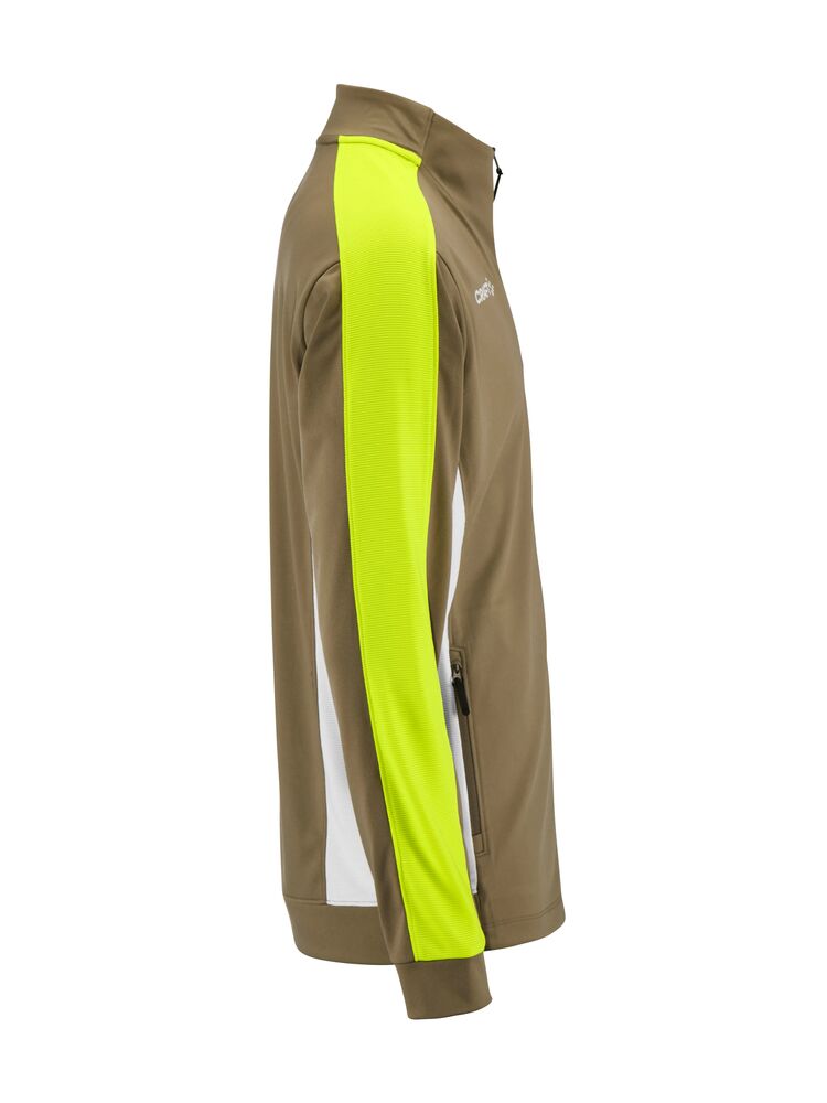 Craft Evolve 2.0 Contrast Full Zip Jacket M - Raw/Contrast yellow [237Y] / XS