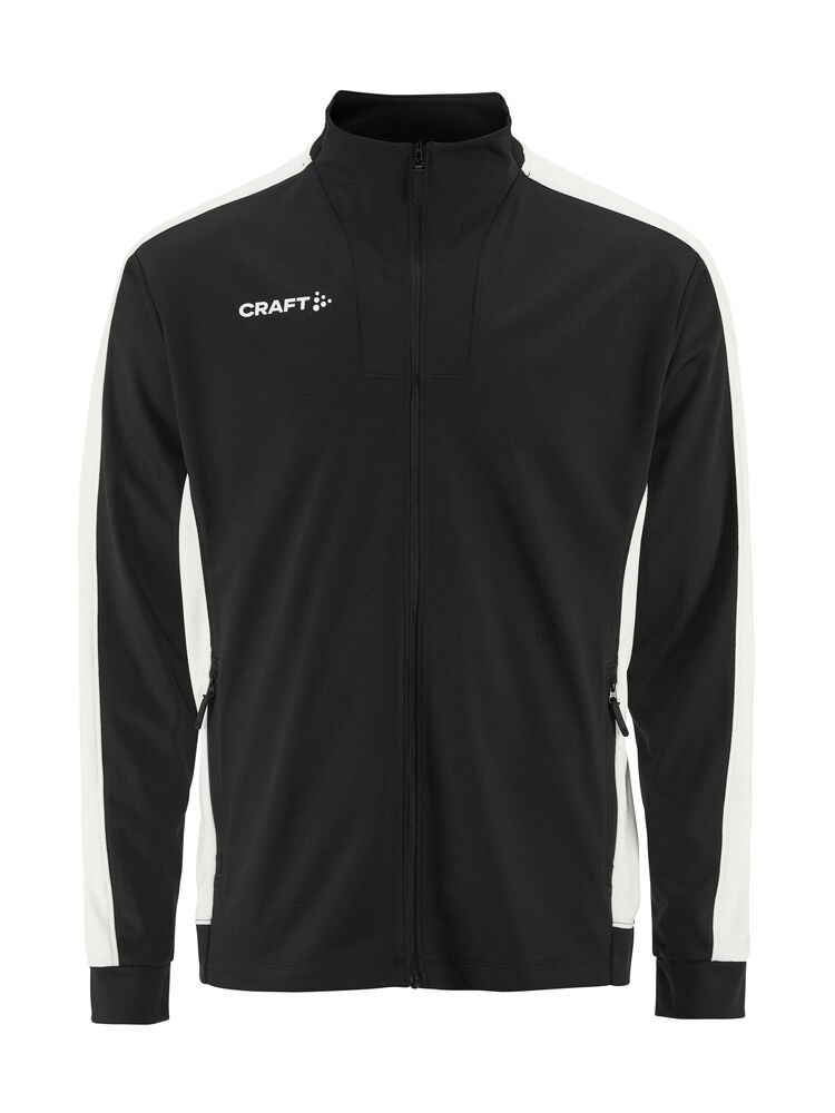 Craft Evolve 2.0 Contrast Full Zip Jacket M - Black/Contrast white [999W] / XS