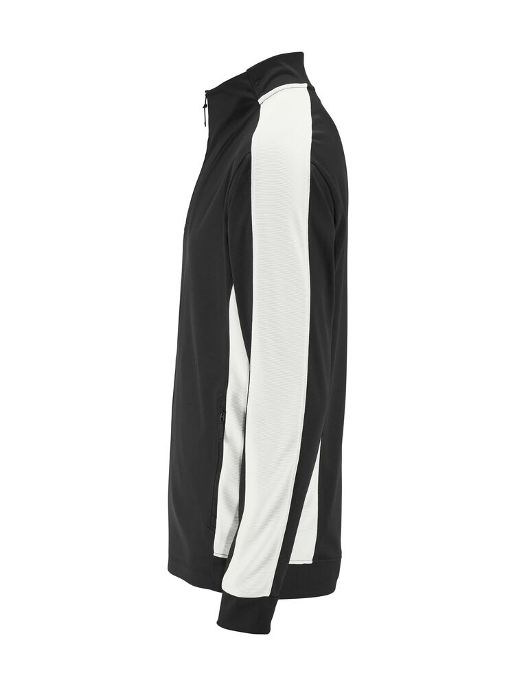 Craft Evolve 2.0 Contrast Full Zip Jacket M - Black/Contrast white [999W] / XS