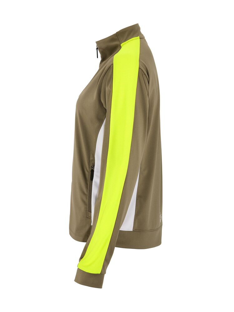 Craft Evolve 2.0 Contrast Full Zip Jacket W - Raw/Contrast yellow [237Y] / XS