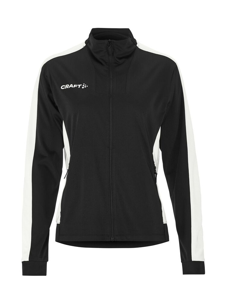 Craft Evolve 2.0 Contrast Full Zip Jacket W - Black/Contrast white [999W] / XS