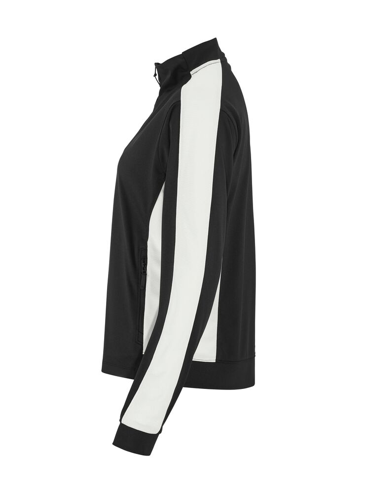 Craft Evolve 2.0 Contrast Full Zip Jacket W - Black/Contrast white [999W] / XS