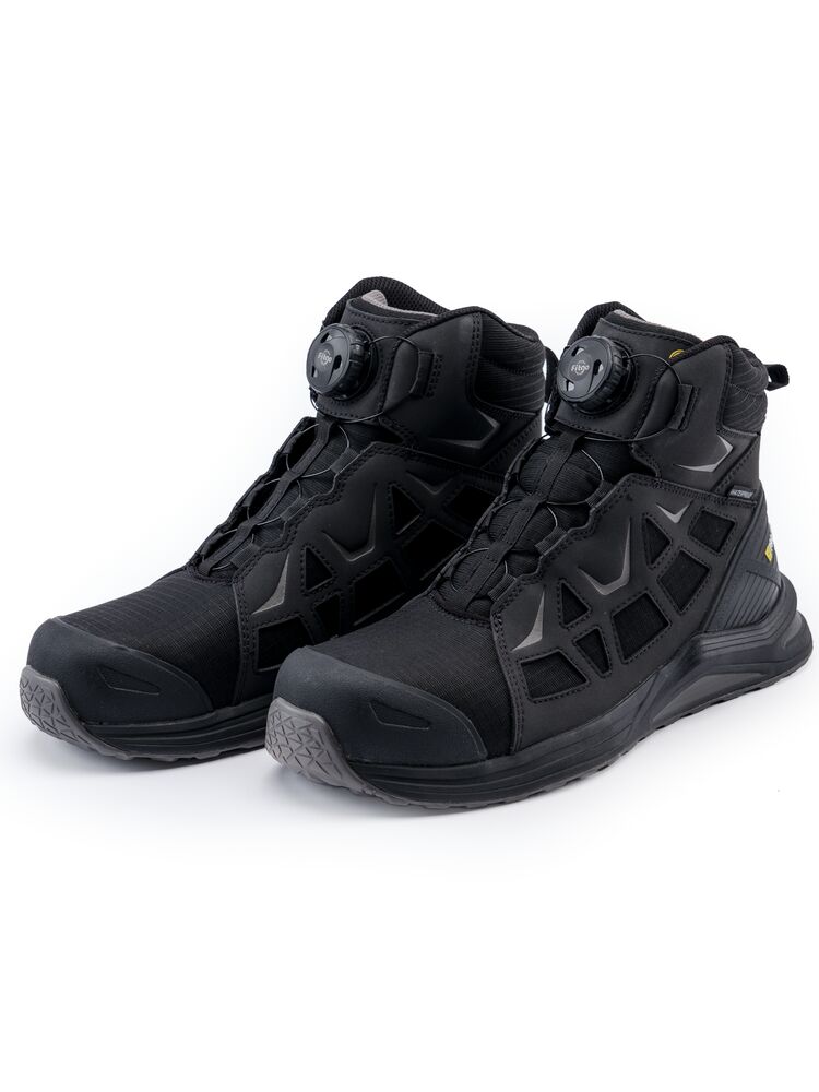 Projob 9518 SIKKERHEDSSKO ORYX MID CUT S7S - Black/Grey [9998] / 35