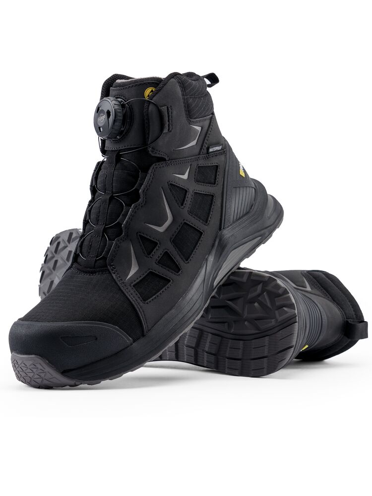Projob 9518 SIKKERHEDSSKO ORYX MID CUT S7S - Black/Grey [9998] / 35