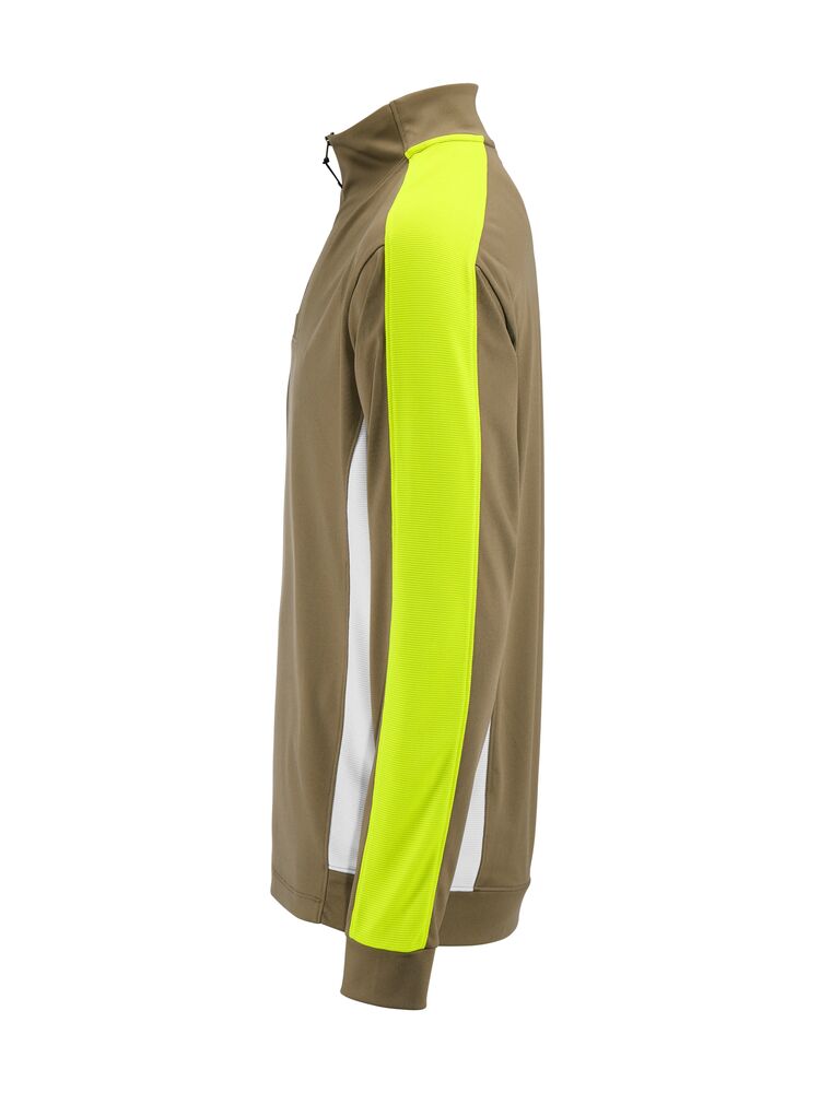 Craft Evolve 2.0 Contrast Half Zip M - Raw/Contrast yellow [237Y] / XS