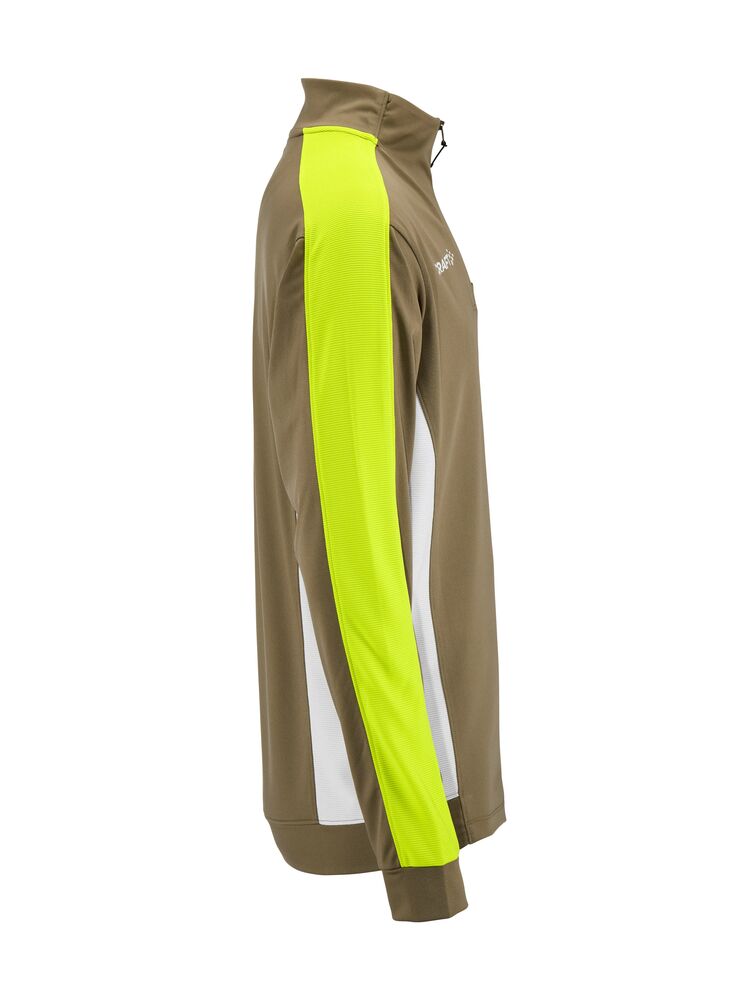 Craft Evolve 2.0 Contrast Half Zip M - Raw/Contrast yellow [237Y] / XS