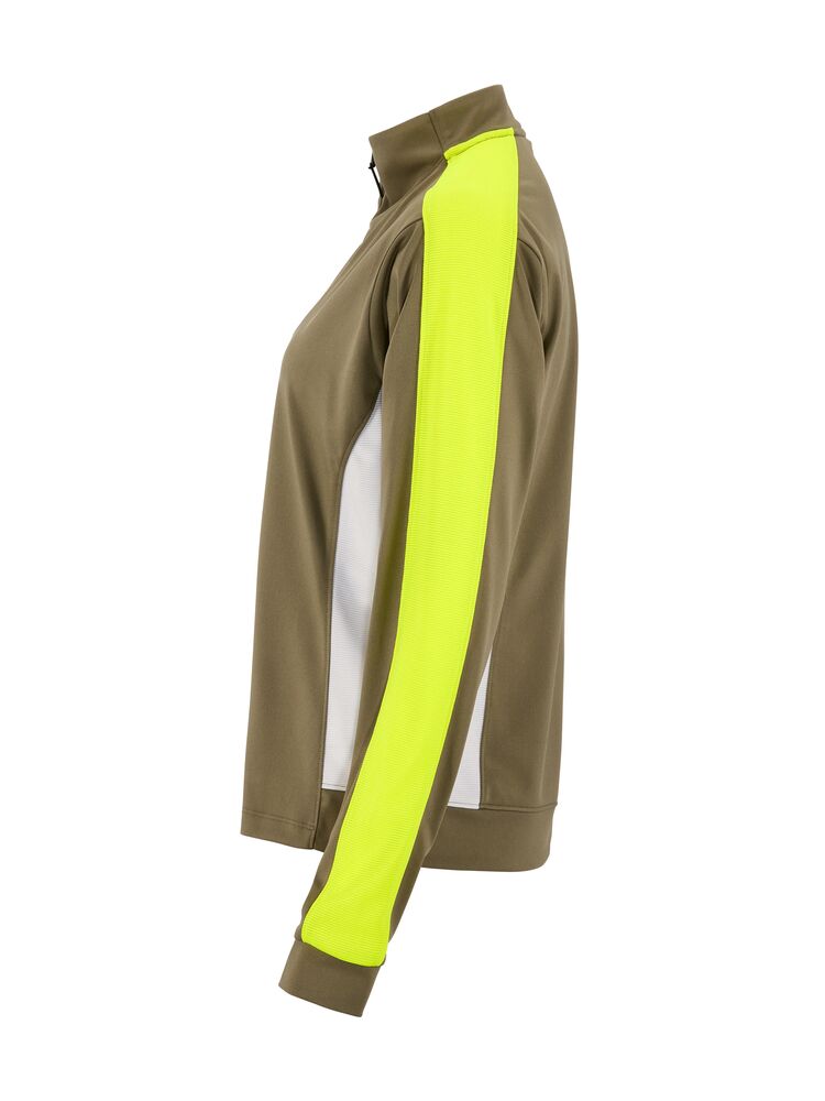 Craft Evolve 2.0 Contrast Half Zip W - Raw/Contrast yellow [237Y] / XS