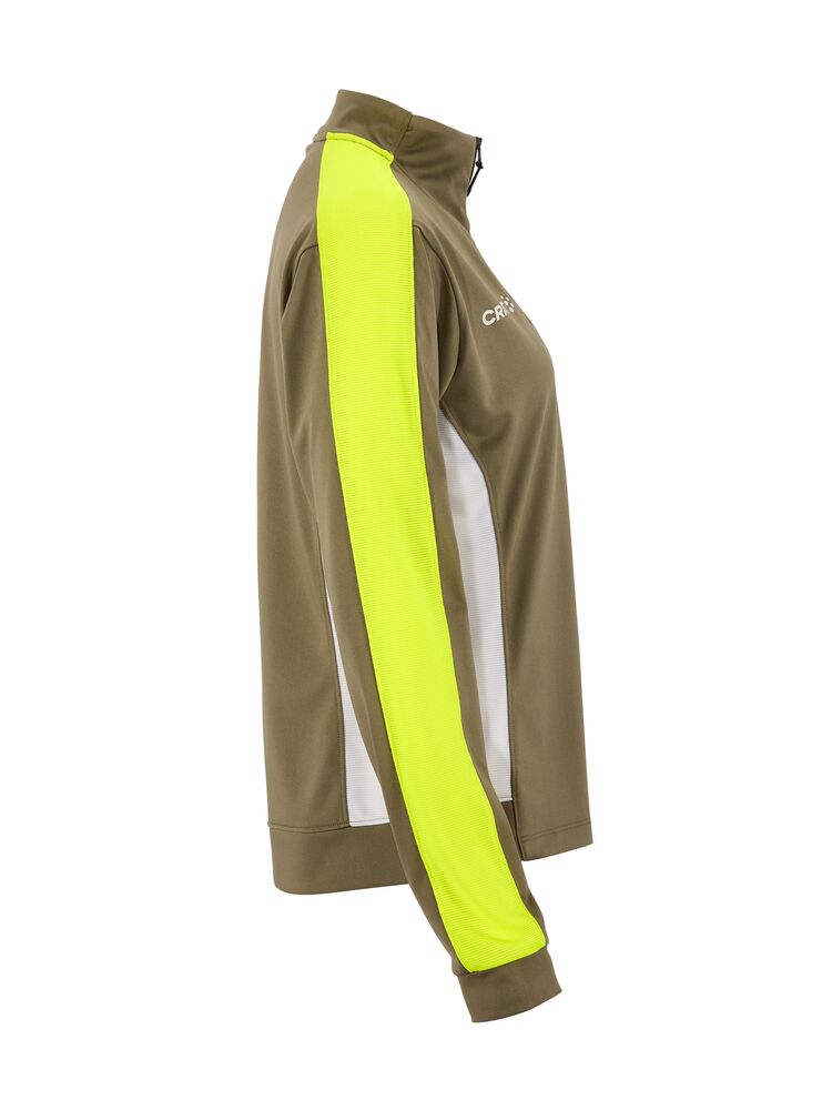Craft Evolve 2.0 Contrast Half Zip W - Raw/Contrast yellow [237Y] / XS
