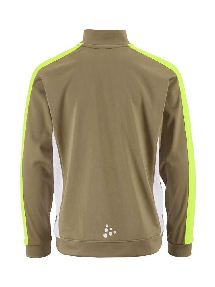 Craft Evolve 2.0 Contrast Half Zip Jr - Raw/Contrast yellow [237Y] / 122/128
