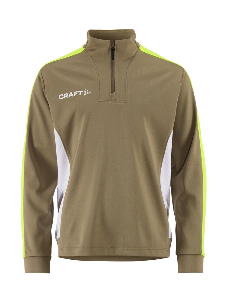 Craft Evolve 2.0 Contrast Half Zip Jr - Raw/Contrast yellow [237Y] / 122/128