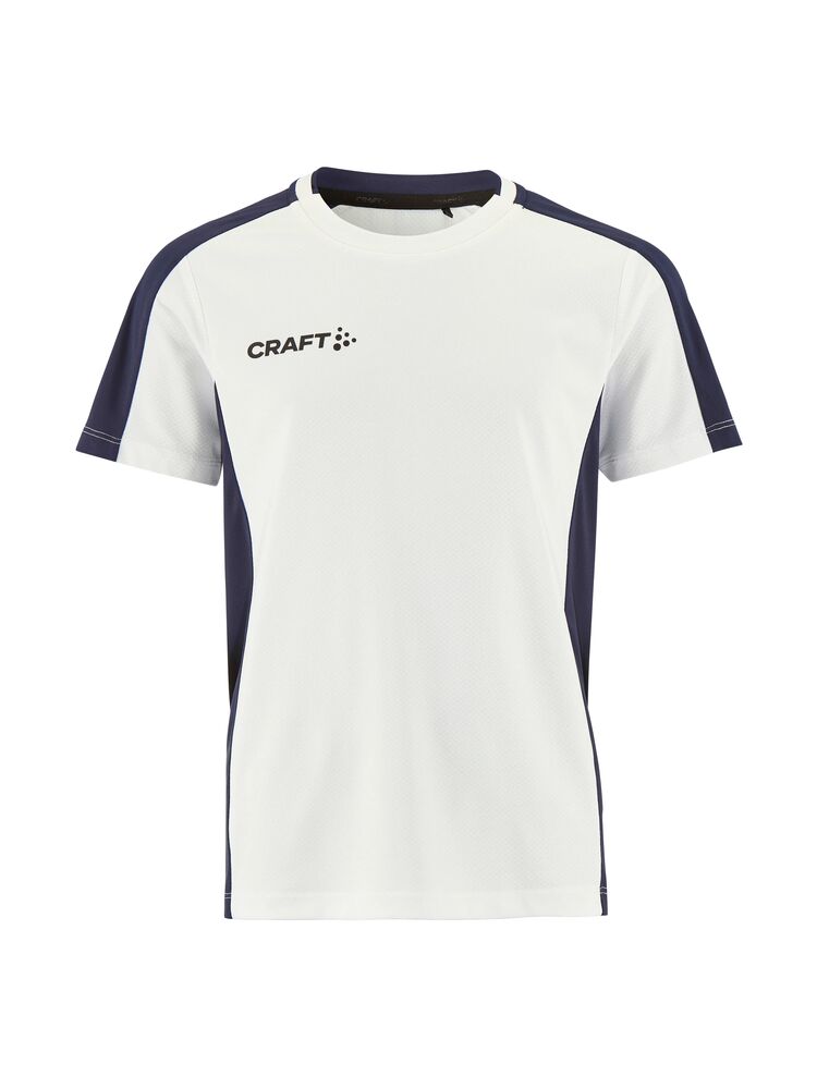 Craft Evolve 2.0 Contrast Jersey Jr - White/Navy [100N] / 122/128
