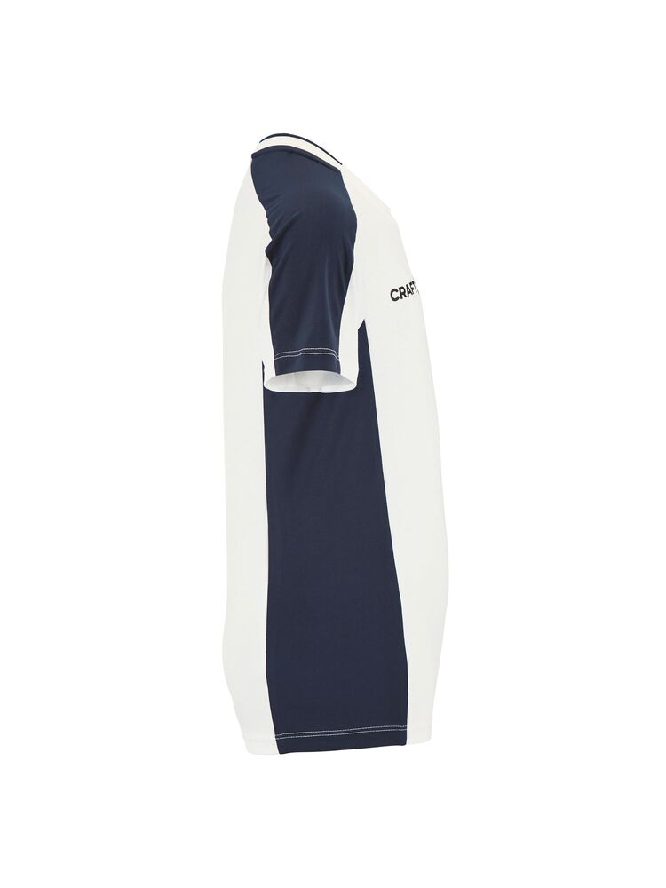 Craft Evolve 2.0 Contrast Jersey Jr - White/Navy [100N] / 122/128