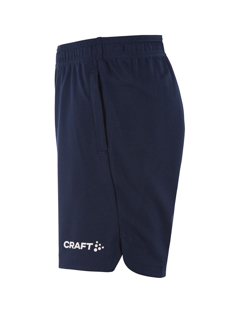 Craft Ability Zip Pocket Shorts Jr - White/Team Green [3900] / 122/128