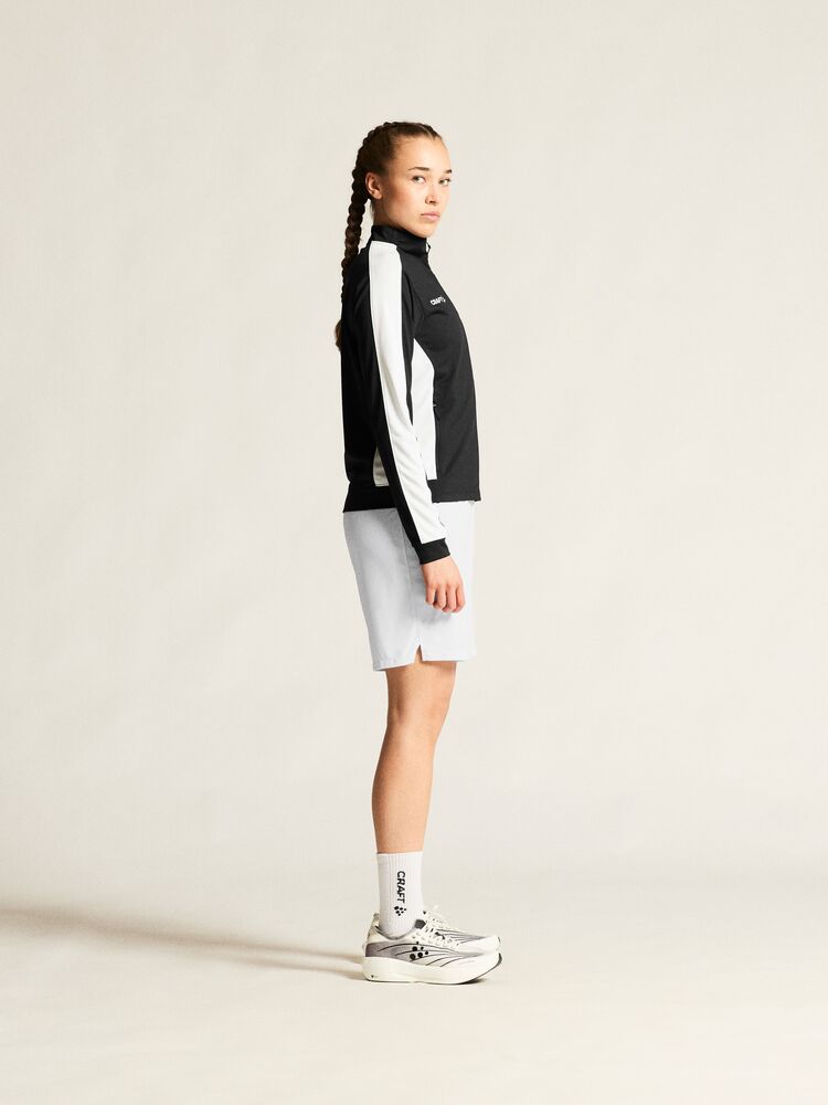 Craft Evolve 2.0 Contrast Full Zip Jacket W - Black/Contrast white [999W] / XS