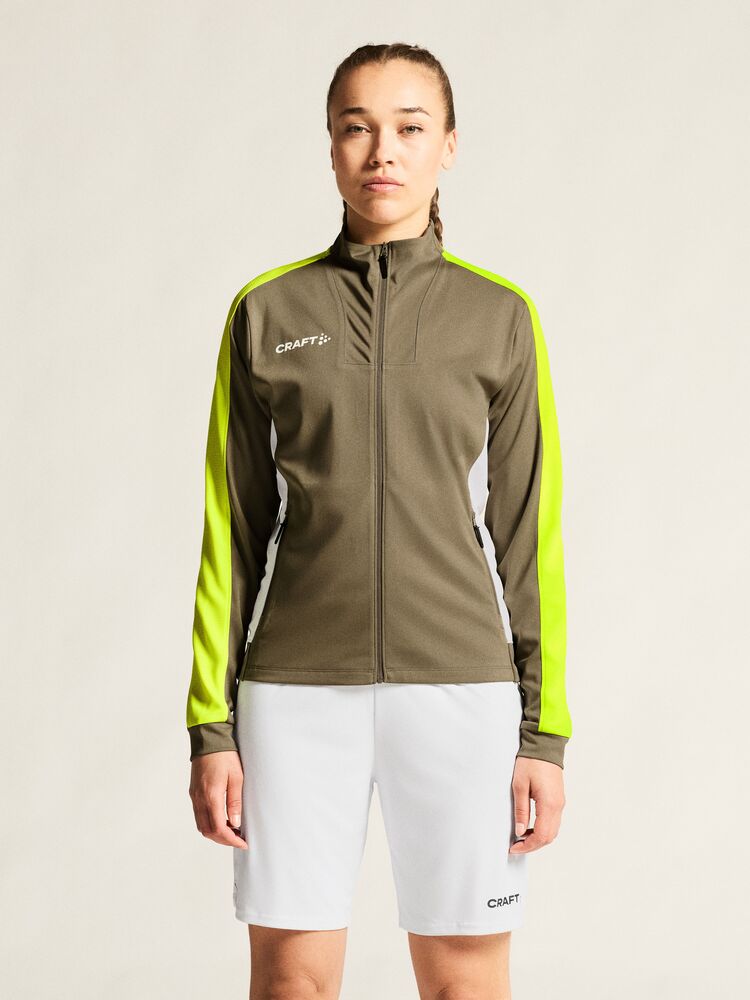 Craft Evolve 2.0 Contrast Full Zip Jacket W - Raw/Contrast yellow [237Y] / XS