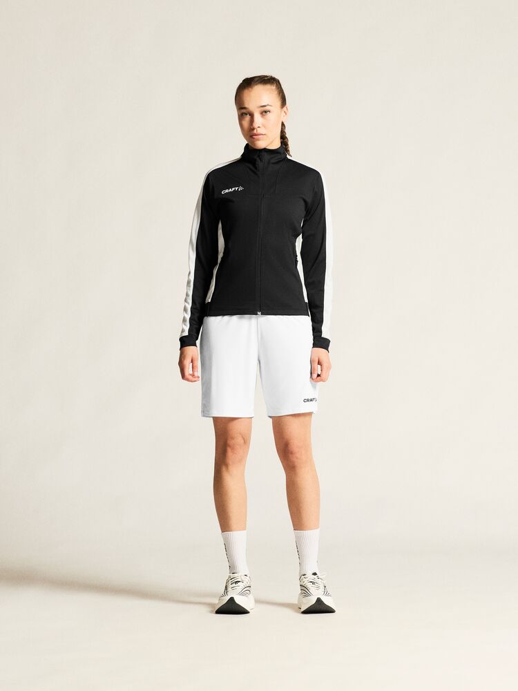 Craft Evolve 2.0 Contrast Full Zip Jacket W - Black/Contrast white [999W] / XS