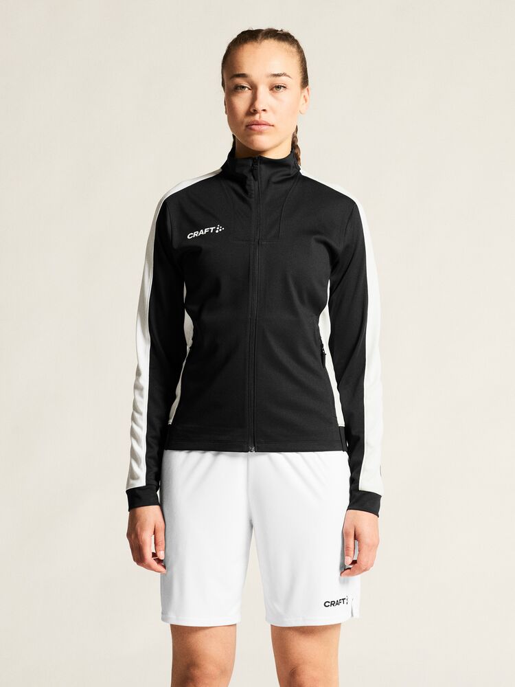 Craft Evolve 2.0 Contrast Full Zip Jacket W - Black/Contrast white [999W] / XS