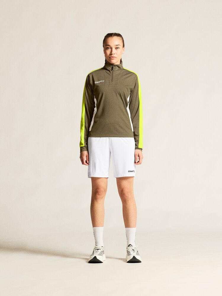 Craft Evolve 2.0 Contrast Half Zip W - Raw/Contrast yellow [237Y] / XS