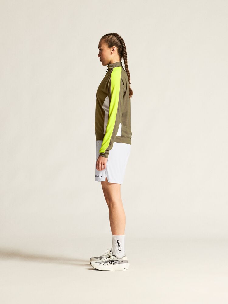 Craft Evolve 2.0 Contrast Half Zip W - Raw/Contrast yellow [237Y] / XS