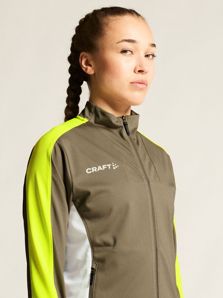Craft Evolve 2.0 Contrast Full Zip Jacket W - Raw/Contrast yellow [237Y] / XS