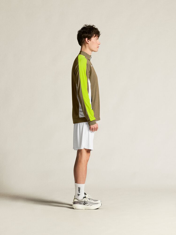 Craft Evolve 2.0 Contrast Full Zip Jacket M - Raw/Contrast yellow [237Y] / XS
