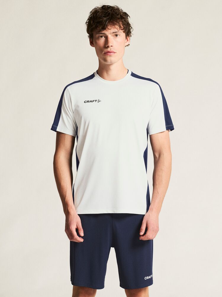 Craft Evolve 2.0 Contrast Jersey M - White/Navy [100N] / XS
