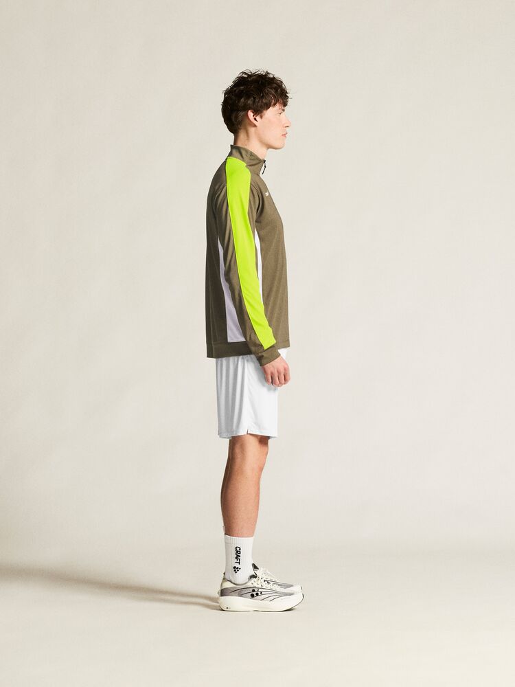 Craft Evolve 2.0 Contrast Half Zip M - Raw/Contrast yellow [237Y] / XS