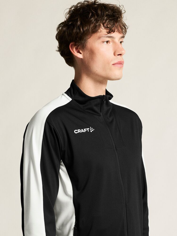 Craft Evolve 2.0 Contrast Full Zip Jacket M - Black/Contrast white [999W] / XS