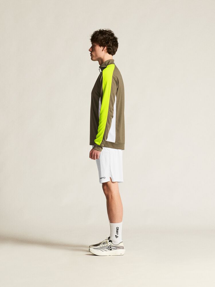 Craft Evolve 2.0 Contrast Half Zip M - Raw/Contrast yellow [237Y] / XS