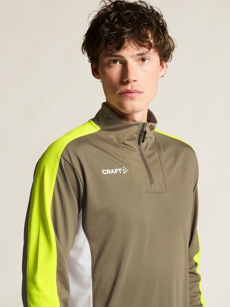 Craft Evolve 2.0 Contrast Half Zip M - Raw/Contrast yellow [237Y] / XS