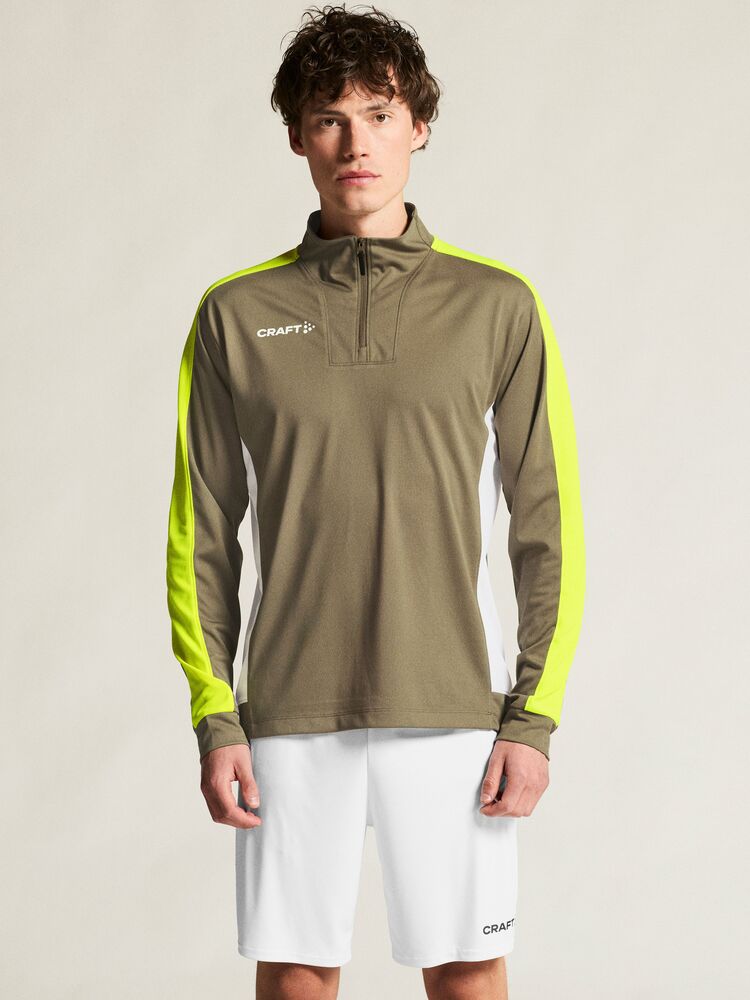 Craft Evolve 2.0 Contrast Half Zip M - Raw/Contrast yellow [237Y] / XS