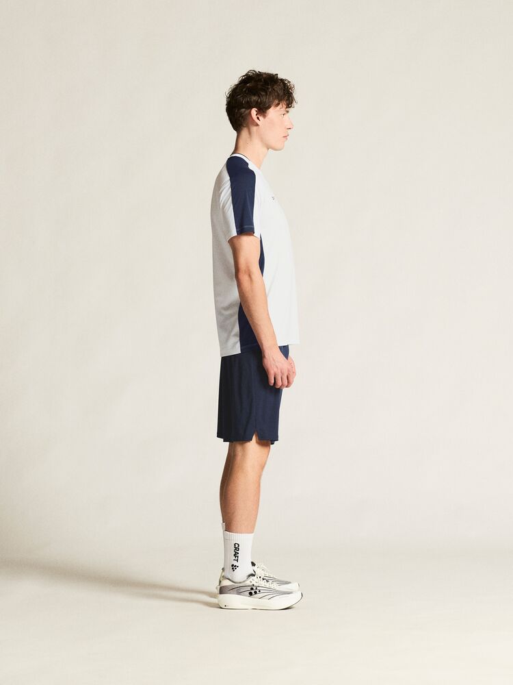 Craft Evolve 2.0 Contrast Jersey M - White/Navy [100N] / XS
