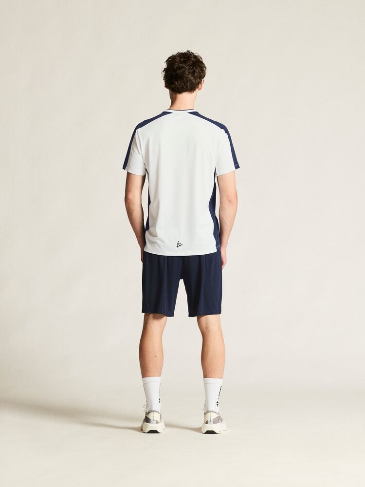 Craft Evolve 2.0 Contrast Jersey M - White/Navy [100N] / XS