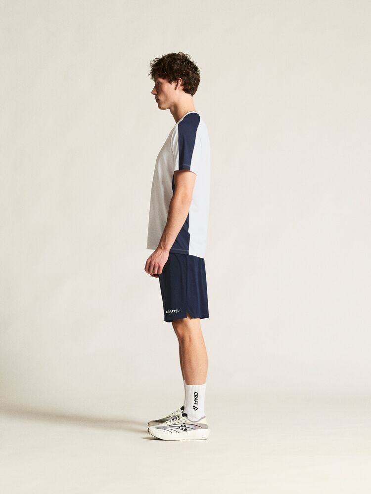 Craft Evolve 2.0 Contrast Jersey M - White/Navy [100N] / XS