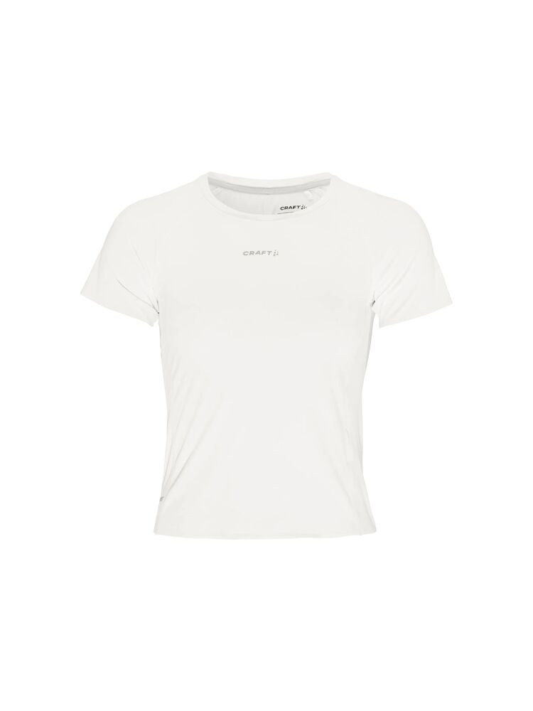 Craft Hypervent Cropped Tee W - White [1000] / XS